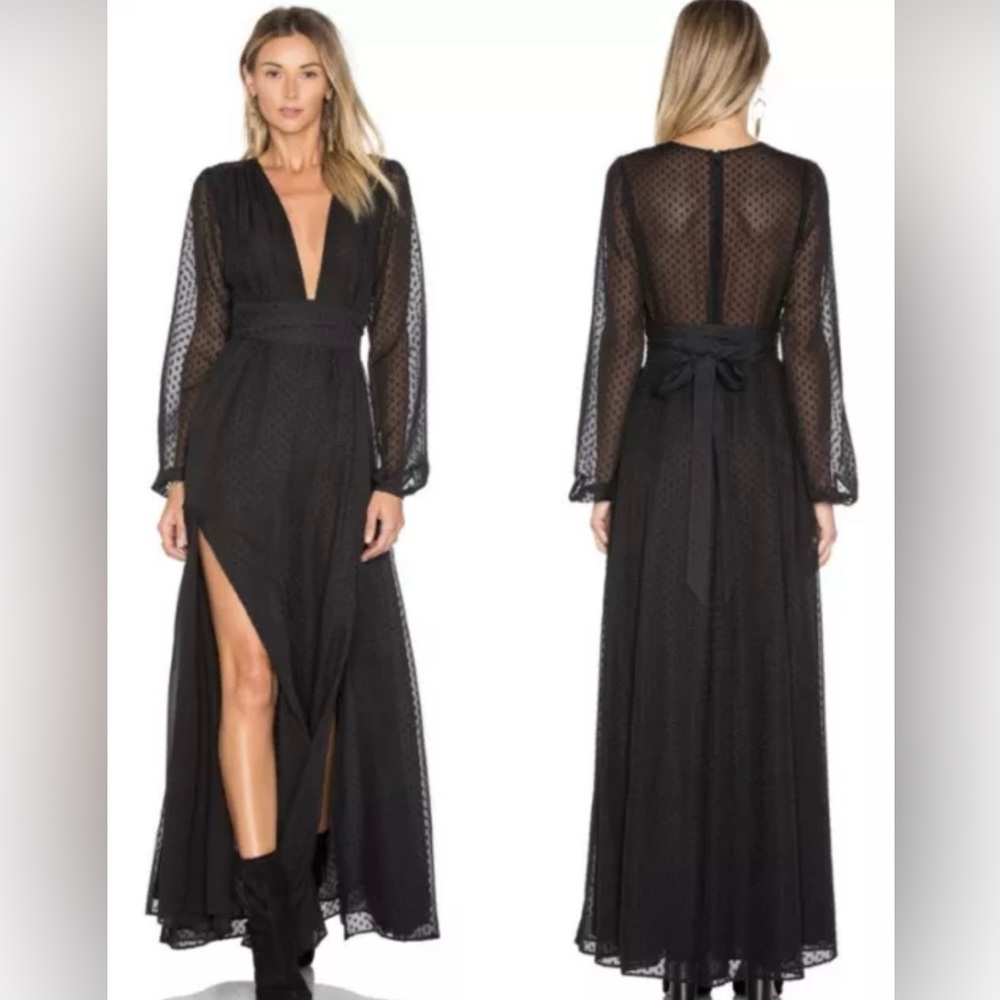 Revolve Privacy Please Stockton Dress Black Size Medium - Picture 8 of 14